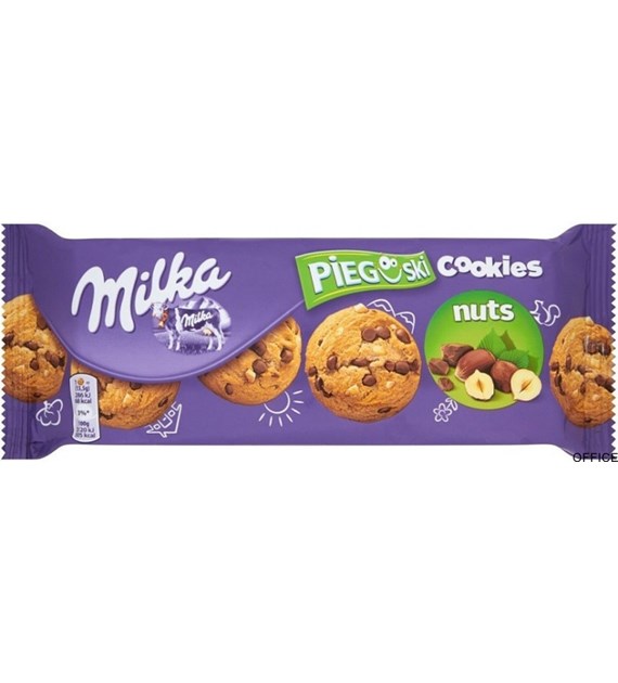 Ciastka MILKA Pieguski 135g Czekolada i orzechy CHOCO COOKIE NUT