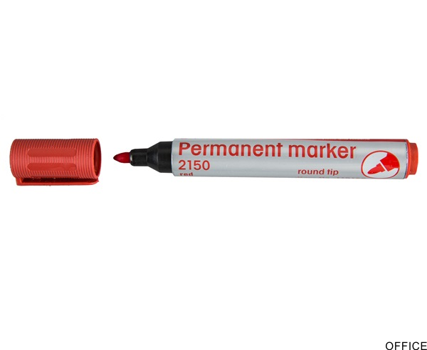 Marker permanentny 2150 czerwony 110166 D.RECT