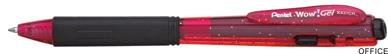 Długopis żelowy 0,7mm czerwony K437CR-B PENTEL