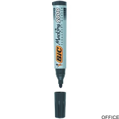 Marker permanentny BIC 2000 Ecolutions czarny okrągła końcówka, 8209153