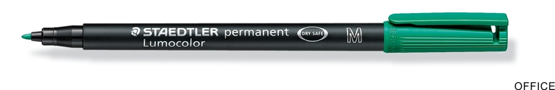 Foliopis permanentny M 317 zielony STAEDTLER LUMOCOLOR S317-5