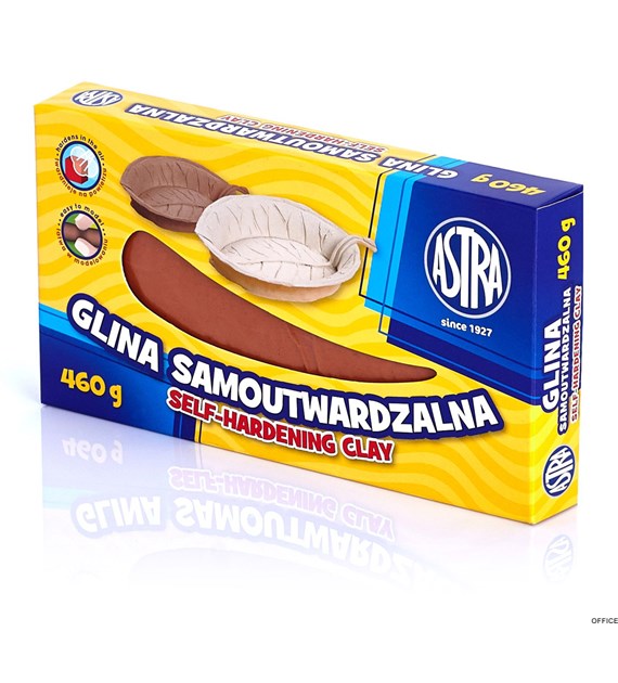 Glina samoutwardzalna Astra 460g - terakota, 83810909