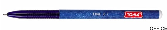 Długopis JEANS Medium końcówka fine 0,8mm, niebieski TO-049 Toma
