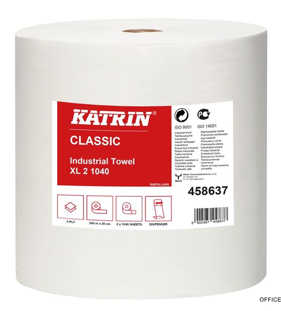 Czyściwo papierowe KATRIN CLASSIC XL 2W 1040, 458637,