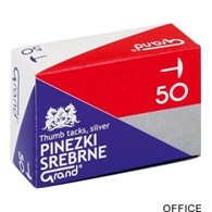 Pinezki srebrne S50 (10paczek) GRAND 110-1378