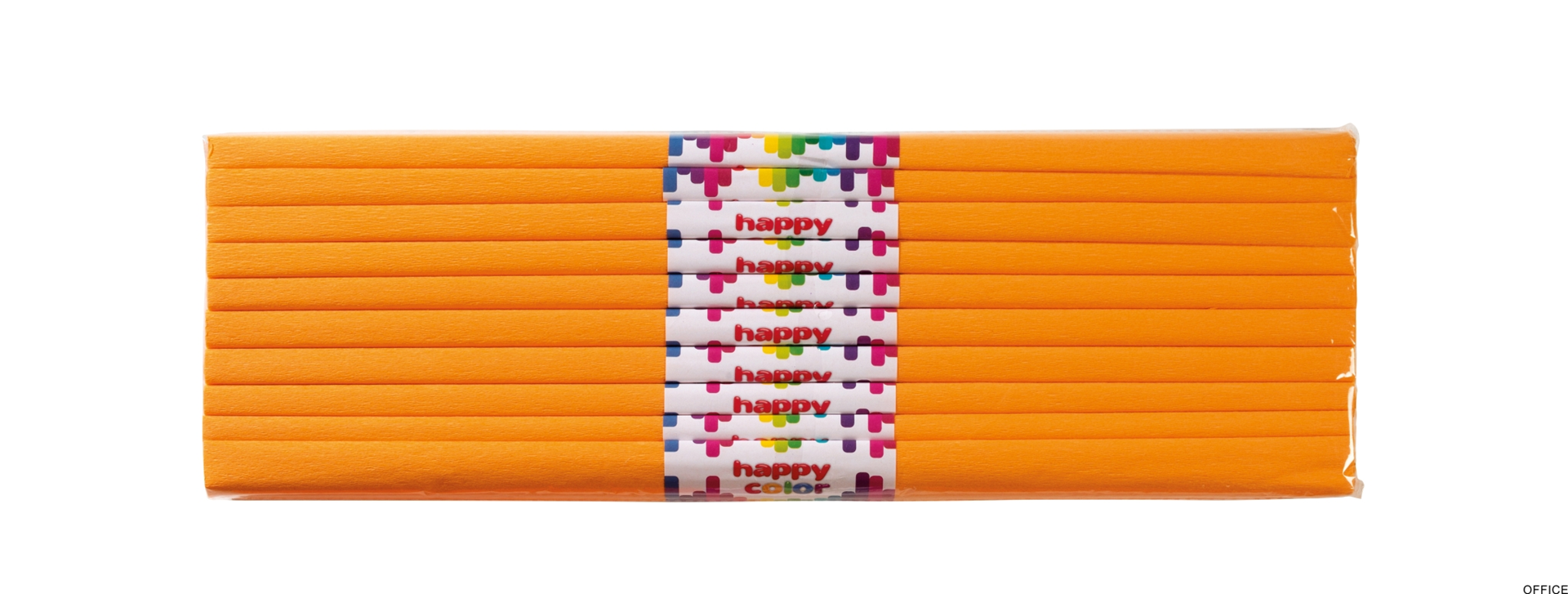 Bibuła marszczona 50x200cm, pomarańczowy, Happy Color  HA 3640 5020-4