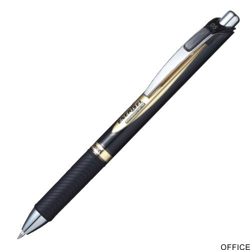 Cienkopis kulkowy czarny 0,5mm ENERGEL DocumentPen BLP75-A PENTEL