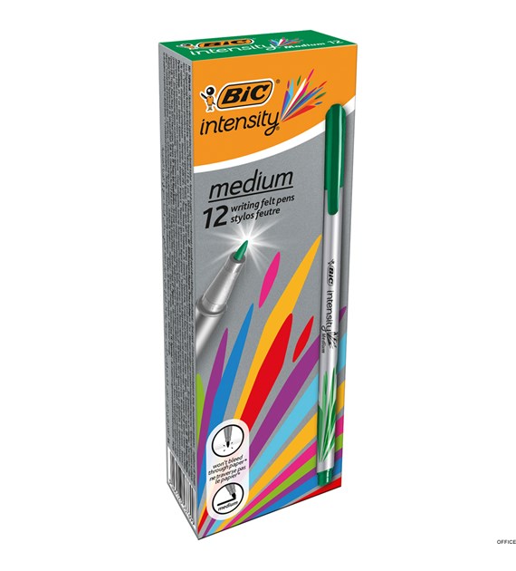 Cienkopis BIC Intensity Medium zielony, 964781