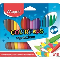 Kredki plastikowe Colorpeps 18 kolorów 862012 MAPED (X)