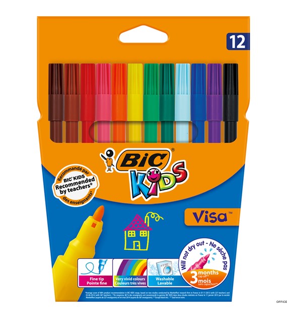 Flamastry BIC Kids Kid Visa , 888695