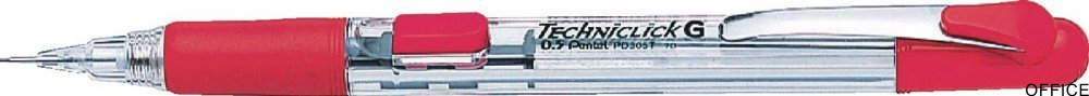 Ołówek automatyczny 0,5mm  PD305T-B czerwony PENTEL
