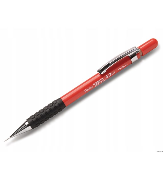 Ołówek automatyczny 0,3mm  A313-B czerwony PENTEL