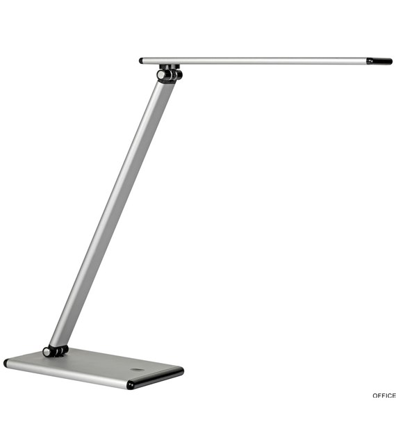 Lampka biurkowa UNILUX TERRA LED, metaliczny szary, dotykowy włącznik, 400077409