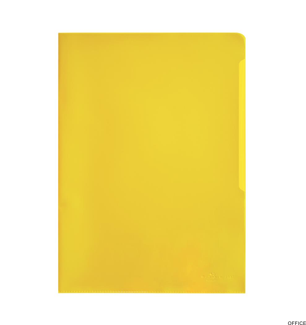 Obwoluta przezroczysta A4, PP 0,12mm Żółty 233704 DURABLE
