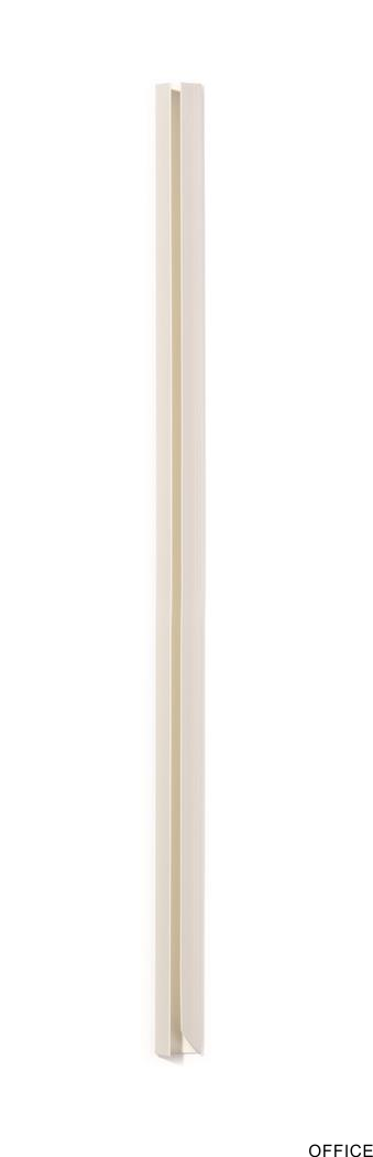 Grzbiety zaciskowe DURABLE A4/100 2912/02 biały 25szt 2912-02
