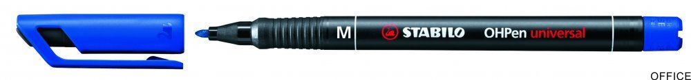 Foliopis STABILO OHPen niezmywalny 1.0mm niebieski 843/41