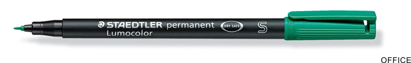Foliopis permanentny S 313 zielony STAEDTLER LUMOCOLOR S313-5