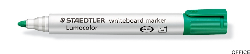 Marker Lumocolor do białych tablic whiteboard, okrągły, zielony, Staedtler S 351-5