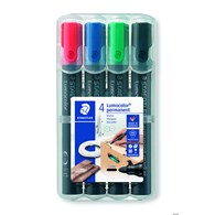 Marker Lumocolor, wodoodporny, okrągły, 4 kol. (2, 3, 5, 9) w etui box, Staedtler S 352 WP4