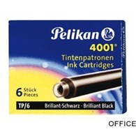 Naboje do piór, krótkie niebiesko-czarne 301184 Pelikan