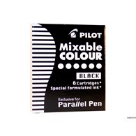 Naboje PARALLEL czarne IC-P3-S6-B PILOT