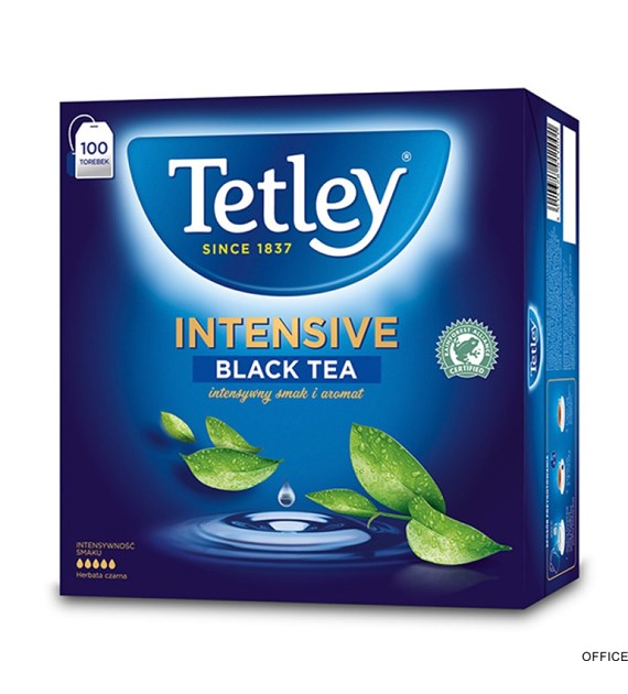 Herbata TETLEY INTENSIVE czarna 100 saszetek z zawieszką