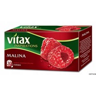 Herbata VITAX INSPIRATIONS Malina (20 saszetek) 40g zawieszka