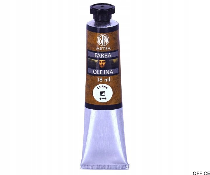 Farba olejna Astra tuba 75ml - biel tytanowa, 83410944