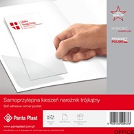 Kieszeń samoprzylepna A4 PVC 10szt. 0407-0013-00 PANTA PLAST (X)