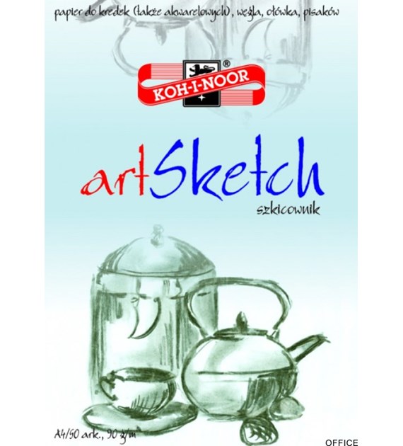 Blok szkicowy A4 ART SKETCH 90g. KOH-I-NOOR