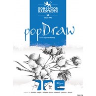 Blok rysunkowy POP DRAW A4 50 arkuszy 150g BLO-RYA4AR (X)