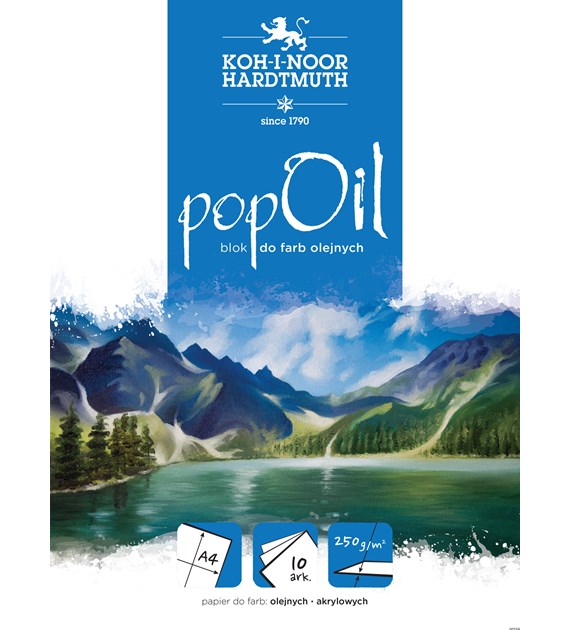 Blok POP OIL A4 10ark 250g BLO-OIA4PO