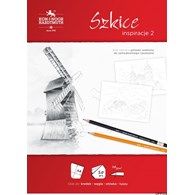 Blok INSPIRACJE 2 -szkice A4 20arkuszy 110g KOH I NOOR BLO-INSZA2-00505