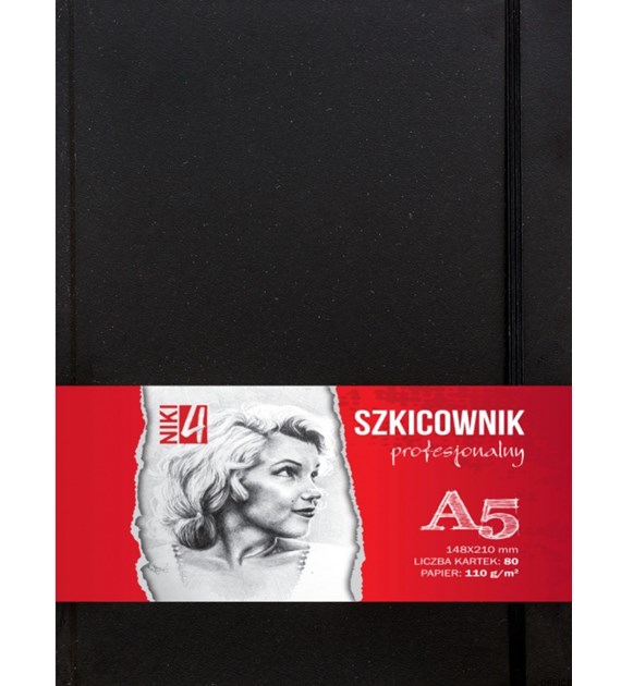 Szkicownik A5 profesjonalny 80 kartek 110g. BLO-SZA511-00104