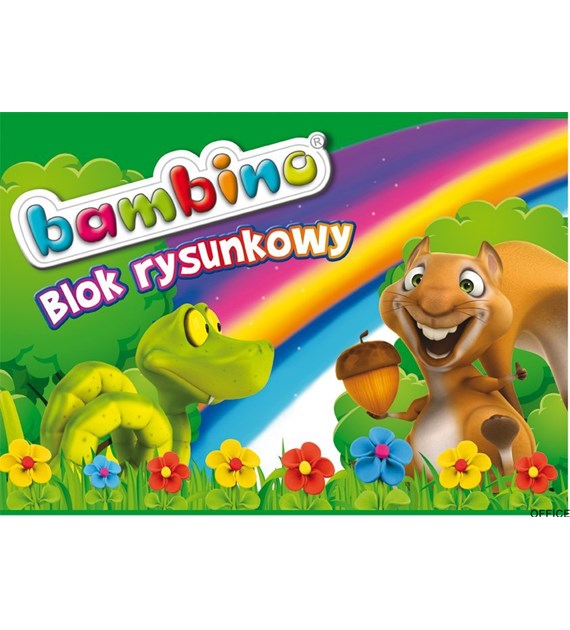 Blok rysunkowy BAMBINO A4 20kartek UNIPAP *1574