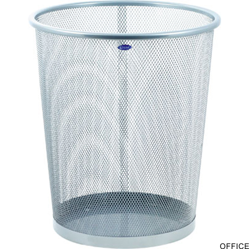 Kosz na papier siatka 12l srebrny GR-020 GRAND 120-1128