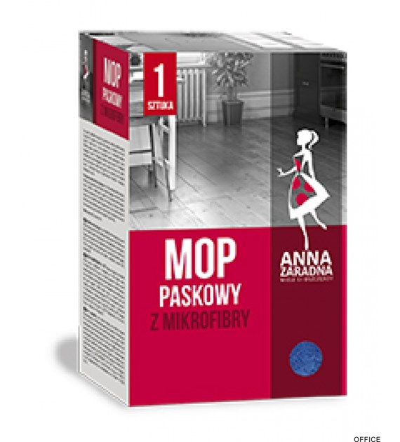 Mop paskowy z mikrofibry PB-5543 ANNA ZARADNA