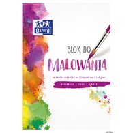 Blok do malowania OXFORD A4 20k 120G biały 400093194