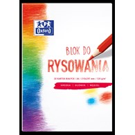 Blok rysowania OXFORD A4 20k 120G biały 400093195