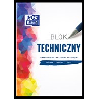 Blok techniczny OXFORD A4 10k 250G biały 400093199