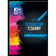 Blok techniczny OXFORD A3 10k 210G czarny 400093235