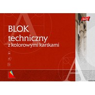 Blok techniczny kolor A3 10 kartek UNIPAP