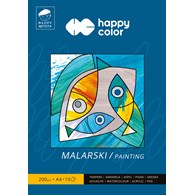 Blok malarski Młody Artysta, A4, 10 ark, 200g, Happy Color HA 3720 2030-M10