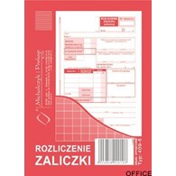 409-5 Rozliczenie zaliczki MICHALCZYK&PROKOP A6 40 kartek