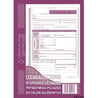 811-3 Oświad.w spraw.używ.pryw pojazd.MICHALCZYK I PROKOP