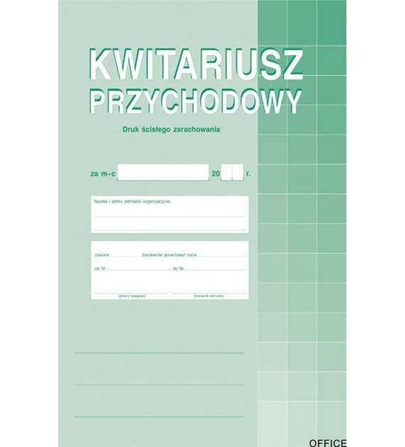 400-1 Kwitariusz przychodowy A4 30 kartek MICHALCZYK I PROKOP