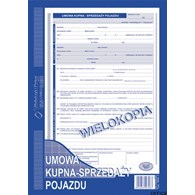 650-1 Umowa kupna - sprzedaży pojazdu MICHALCZYK&PROKOP A4 40 kartek