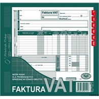 142-2N/E Faktura VAT 2/3 A4(br) brutto)MICHALCZYK I PROKOP