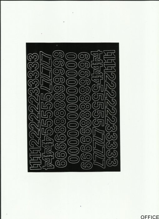 CYFRY samop.1.5cm(8) niebiesk. ARTDRUK