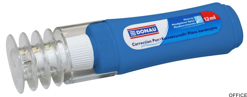 Korektor w piórze metalowa koncówka 12ml 7621001-99 DONAU